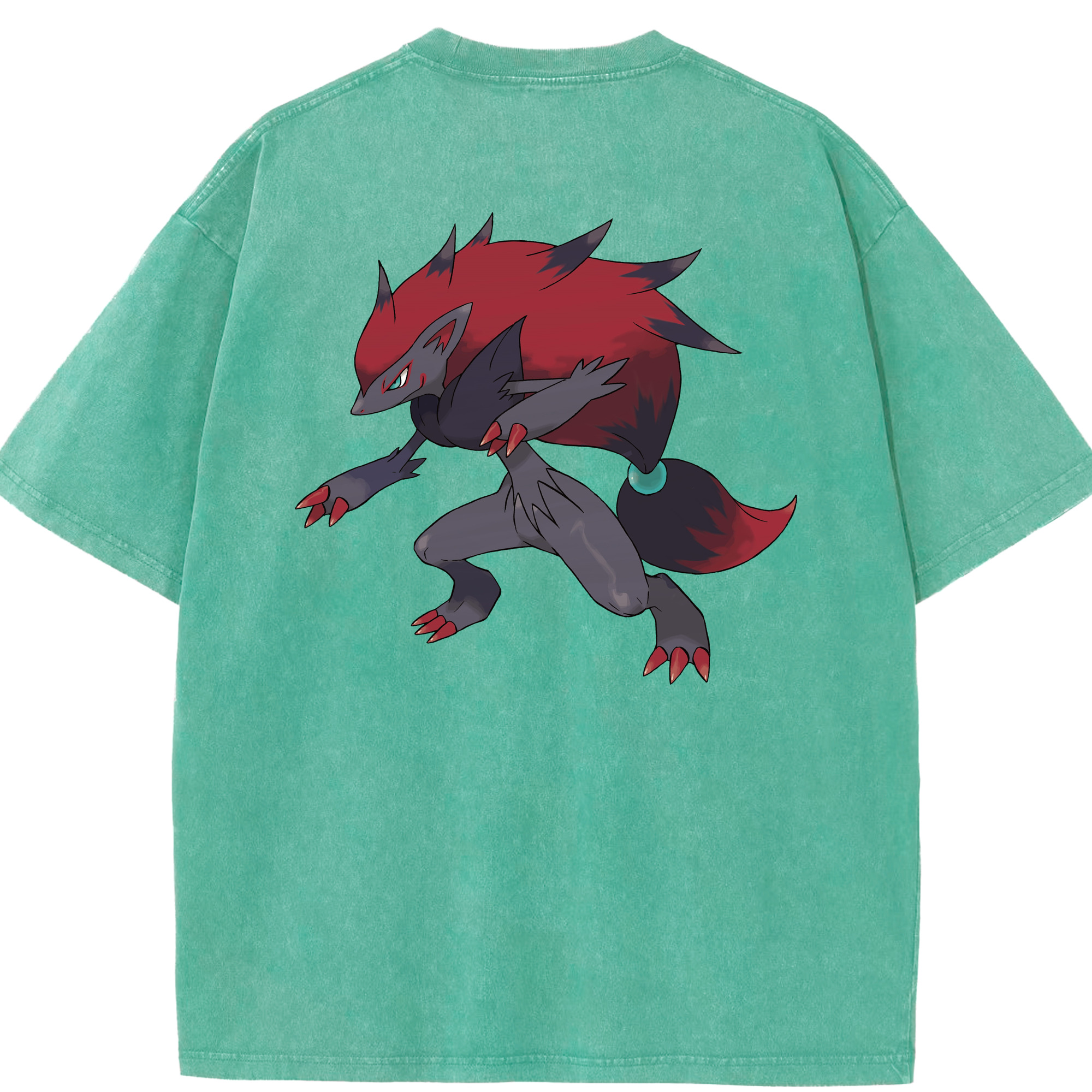 （画像用） ポケットモンスター Pokémon 綿100% ヴィンテージ風 半袖Tシャツ（背面プリント）